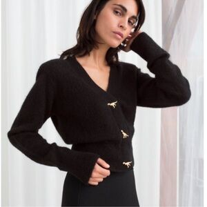 & Other Stories Cardigan with Dinosaurs